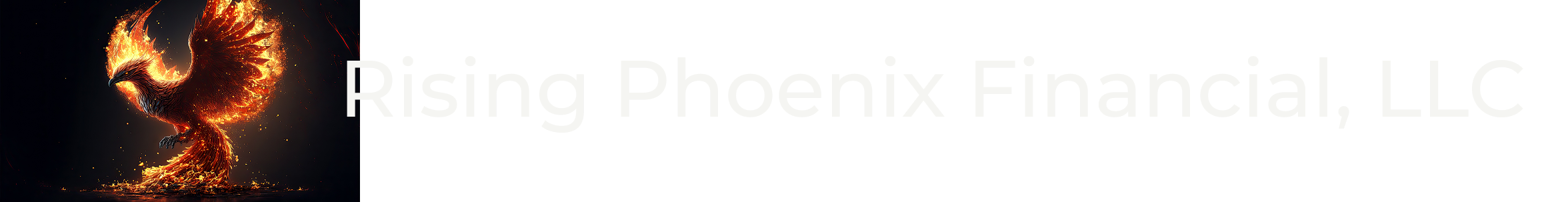 Fiery phoenix logo with company name text.